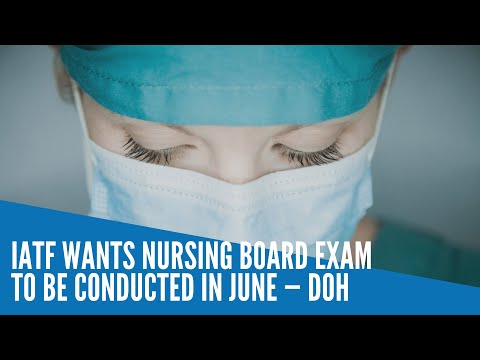 IATF wants nursing board exam to be conducted in June — DOH