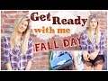 Get Ready with Me: Fall Day (Fall Hair, Makeup &amp; Outfit)