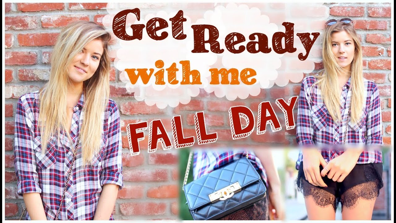 Get Ready with Me: Fall Day (Fall Hair, Makeup & Outfit)
