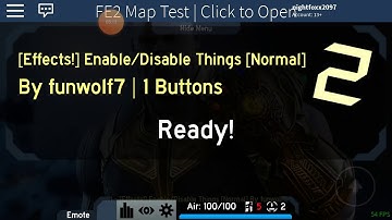 Using admin commands in fe2 map test!