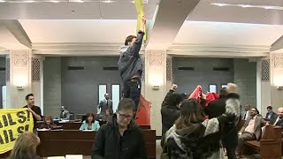 Protesters disrupt Wayne County Commission meeting
