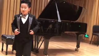 Yidi Ding (丁一迪，age 7) - Liszt Consolation No.3，Juilliard Pre-college piano student