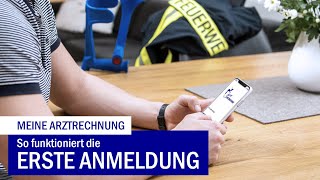 Erste Anmeldung bei MEINE ARZTRECHNUNG