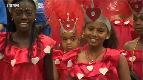 4 6  Обучающее видео на Английском Карнавал Карибской культуры в Лондоне  Нотин Хилл Карнавал Книга