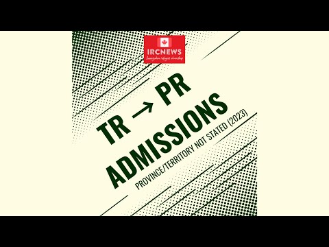 Canada Immigration TR to PR Admissions for Province/Territory Not Stated (2023)