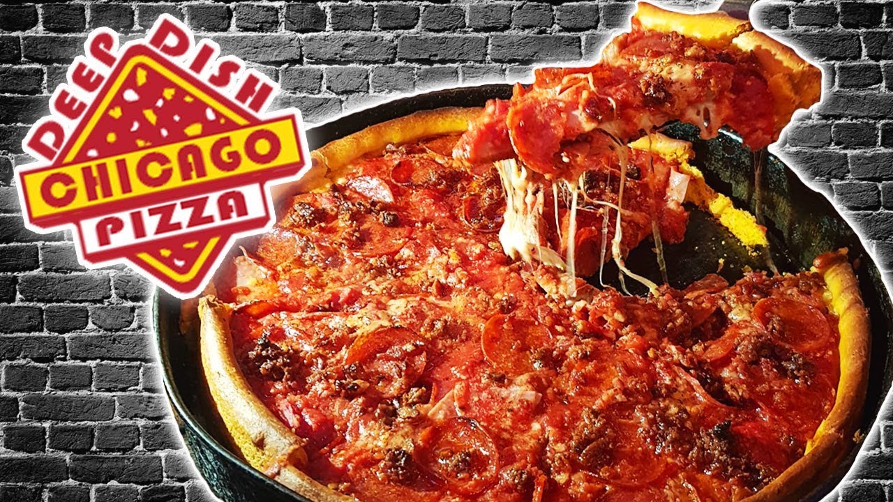 DEEP DISH PIZZA hecha en CASA | PIZZA estilo CHICAGO - YouTube