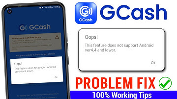 Gcash Android 4.4 Problem 2025 |Gcash this feature does not support Android ver4.4 and lower problem