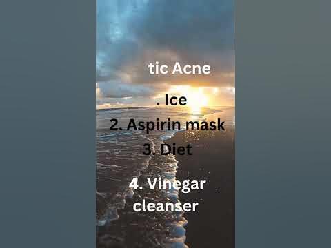 how to heal cystic acne fast& easily with natural remedies#