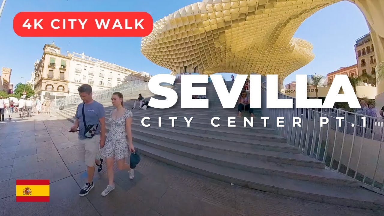 SEVILLA Spain 🇪🇸 | 4K City Walk, HIGHLIGHTS | Cathedral - Alcazar - Setas and MORE...