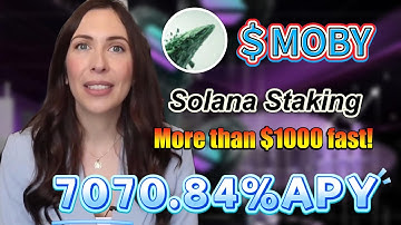 Stake MOBY Coin – Achieve 7070.84% APY in moby Solana Screener Crypto Projects