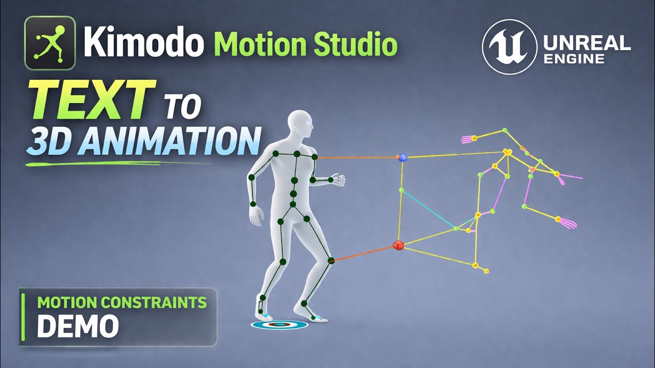 Kimodo Motion Studio | Text to 3D Animation in Unreal Engine — Motion ...