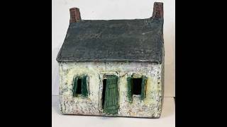 Tiny Lockhouses inspired by the C&O Canal & Encaustic Painting