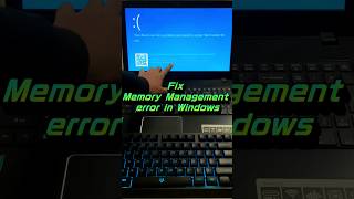 Fix Memory Management error in Windows 💻 #shortsvideo #youtubeshorts #shorts