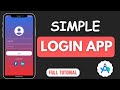 Simple login app in android studio  2024