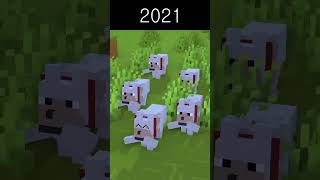 Evolution of skeleton&wolf #minecraft #loveminecraft