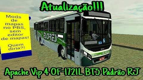 Atualização!!! - Apache Vip 4 OF-1721L BT5 Padrão RJ - MOD Próton Bus Simulator
