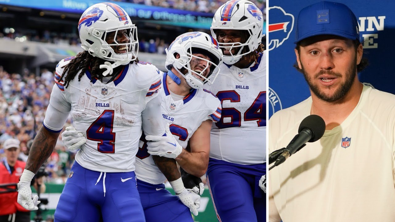 James Cook(ed) the Jets: Bills dominate & Josh Allen hangs tough after bloody hit