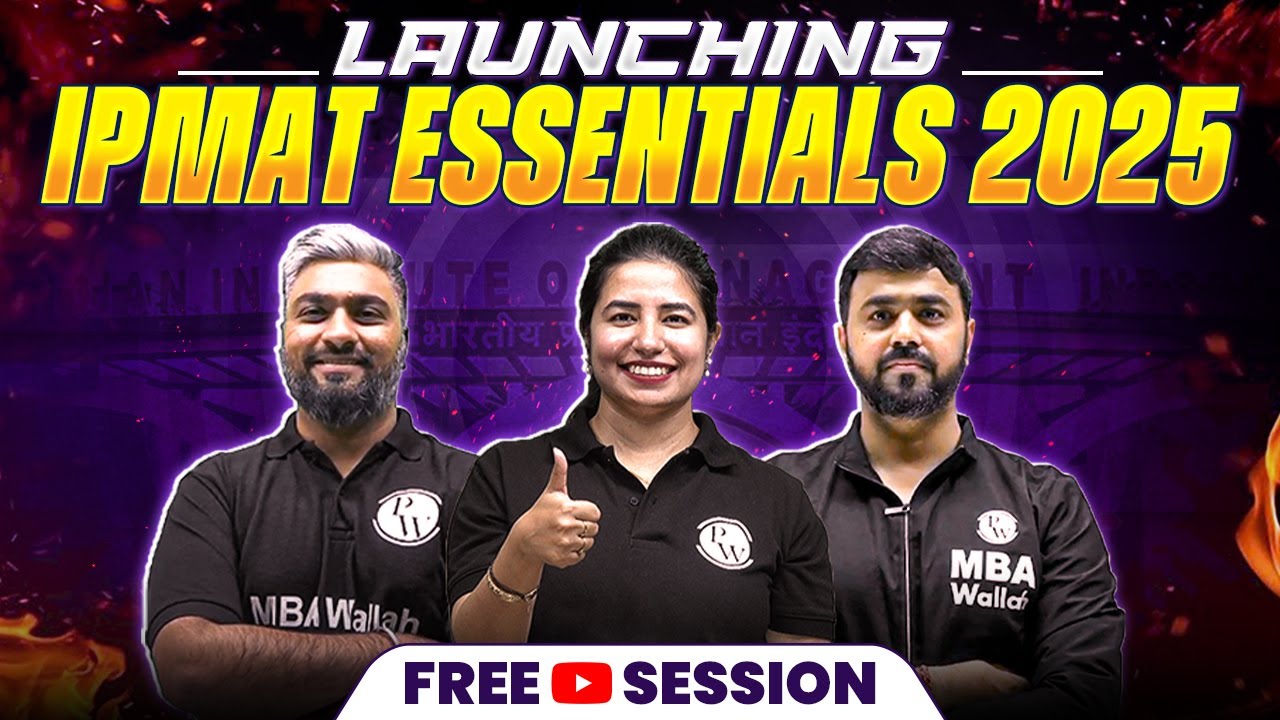 LAUNCHING IPMAT ESSENTIALS 2025 | FREE YOUTUBE BATCH - YouTube