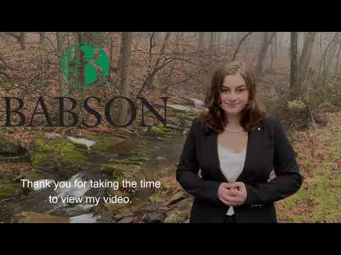 babson college supplemental essays