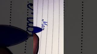 Famous How to write "March" in cursive handwriting #tutorial #shorts #ashortaday #youtubeshorts Profile