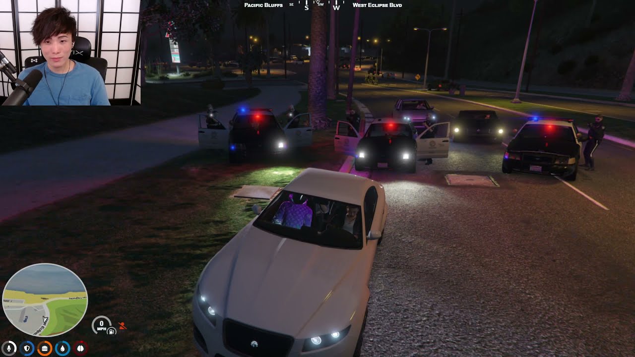 Ray & Sykkuno's INSANE GETAWAY From Cops [NoPixel GTA RP] (MV)