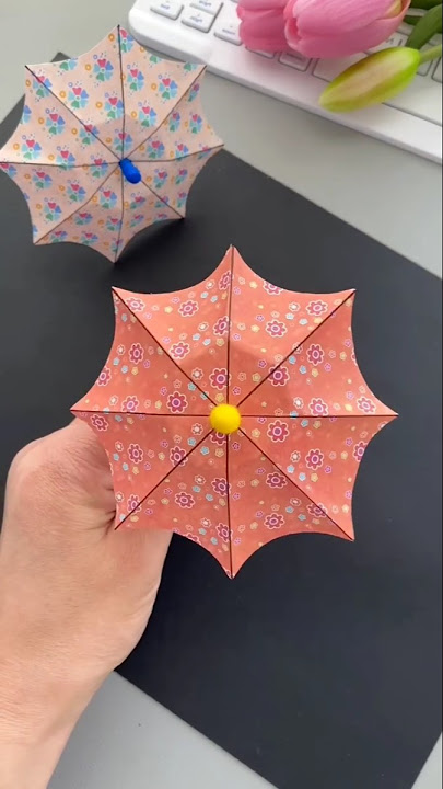 Download lagu Rainy Season Fun: Create a Little Umbrella with Origami!' Hashtags: #ParentChildCraft #shorts