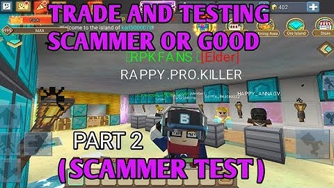 SKYBLOCK TESTING ALL PLAYER SCAMMER OR NOT PART 2 | RAPPY PRO BG