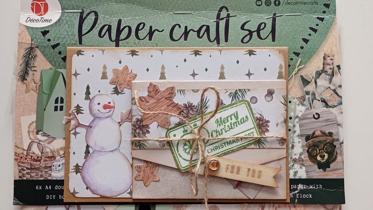 TUTO CARTE ENVELOPPE CADEAU 