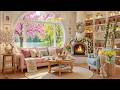 Easter Bunny S Secret Cozy Cottage Ambience Spring Ambience Relaxing Piano Music Crackling Fire