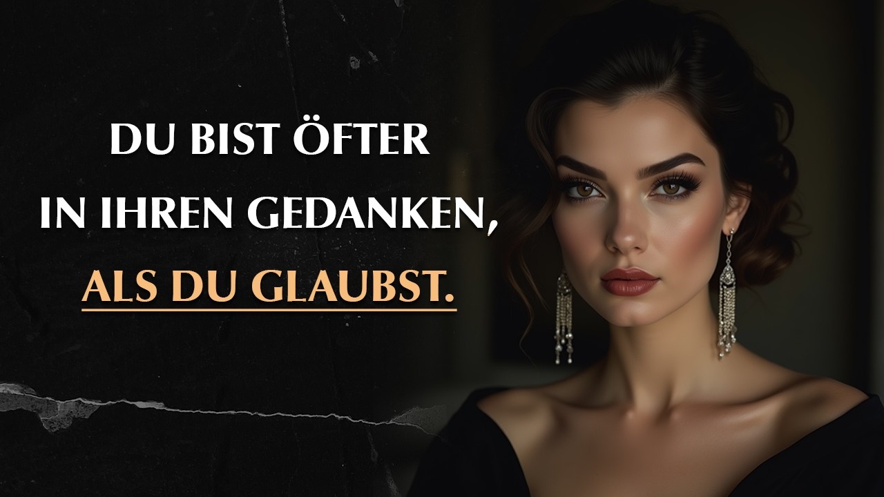 Warum sie mehr über dich nachdenkt, als sie dir gesteht | Stoizismus