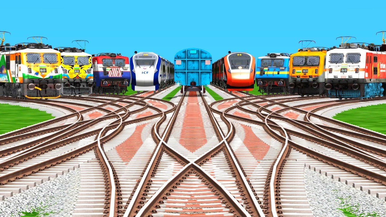 Train Map Layout The most Complicated Railways Tracks Layout In Indian Trains simulator ...