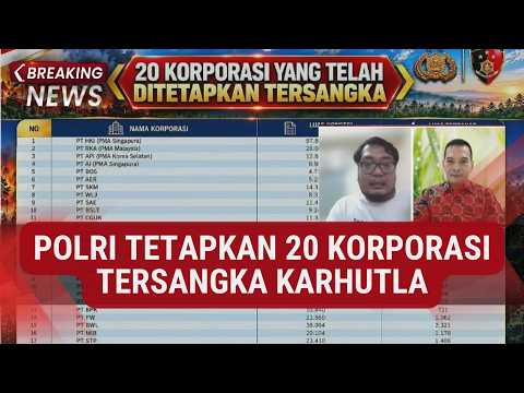 National Police Name 20 Corporations as Forest Fire Suspects