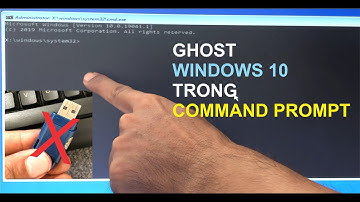 Cách vào Command prompt Ghost Windows 10 không cần USB | Ghost Windows 10 | Kiến Thức Máy Tính 24H