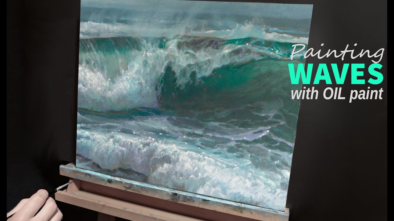 Creating A Mesmerizing Curling Wave | Oil Painting Tutorial - YouTube