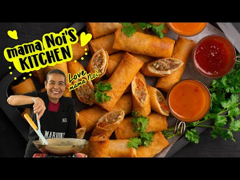 Video: Thai Cuisine: Cooking Spring Rolls