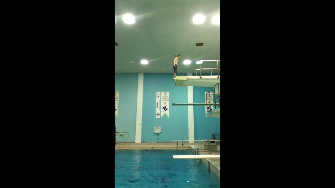 Backflip off high diving board - YouTube