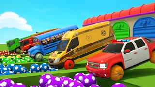 Ten in the Bed | Baby cars and soccer balls, Learn colors | Baby Nursery Rhymes & Kids Songs