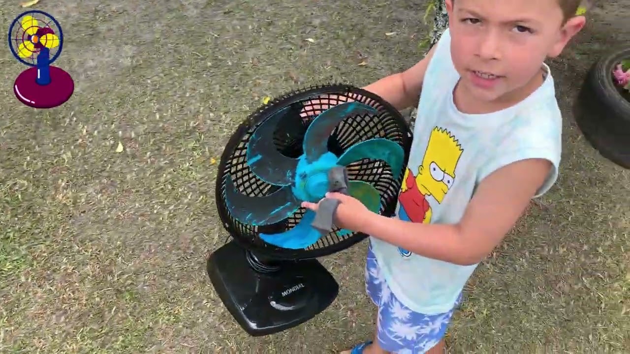 ESCONDE ESCONDE VENTILADORES NA PRAIA