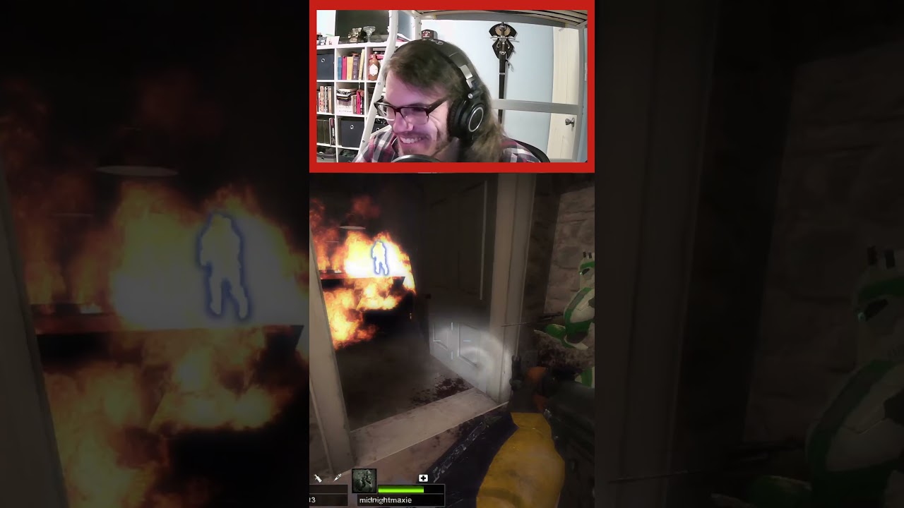 Why is the room on fire - Left 4 Dead 2