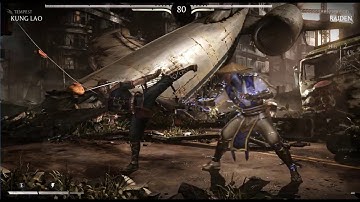 MORTAL KOMBAT X 2016 me as kung lao vs raiden
