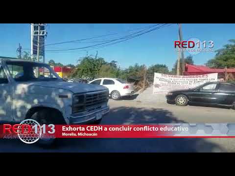 VIDEO Exhorta CEDH a concluir conflicto educativo a través del diálogo y distribución de competencias