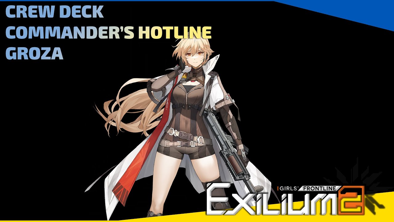 Girls' Frontline 2 Exilium - Commander's Hotline - Groza - YouTube