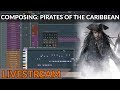 Composing live pirates of the caribbean medley  part 1  hans zimmer in fl studio