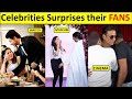 Bollywood celebrities surprising fans  akshay kumar shahrukh khan deepika pedukon ranbir kapoor