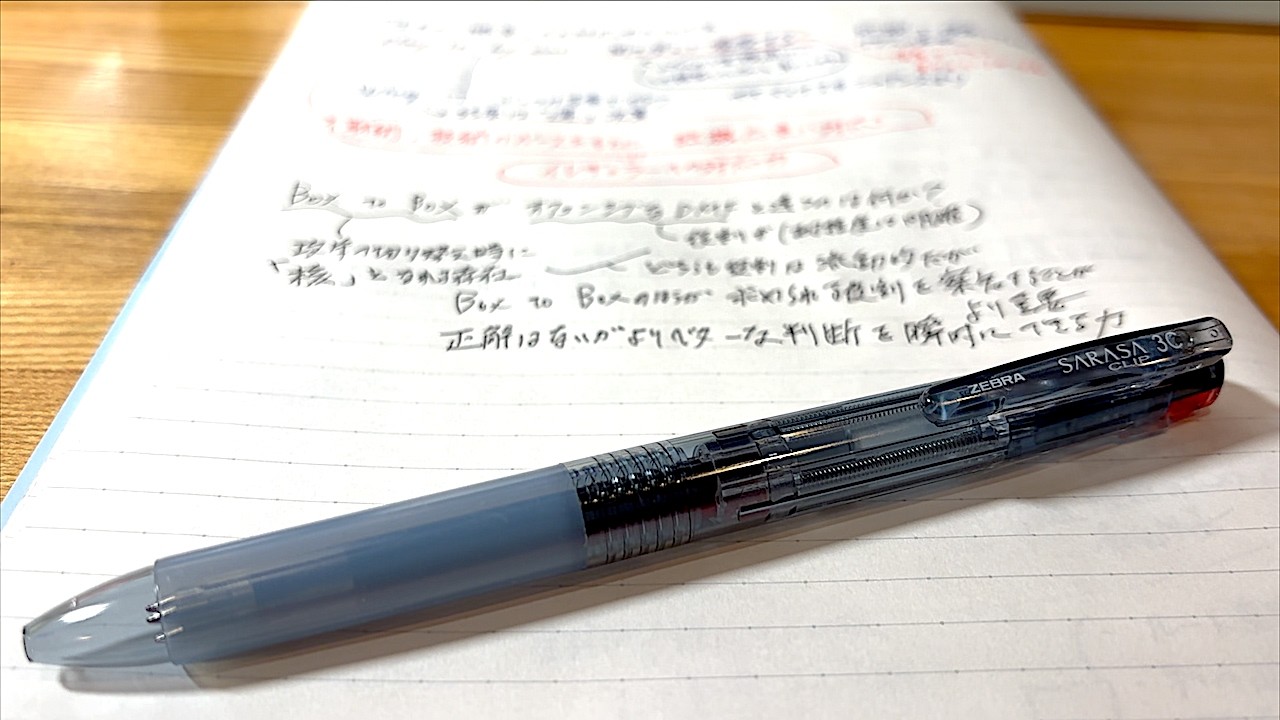 Sarasa Clip 3C Is Amazing! An Incredibly Cool Three-color Gel Ink