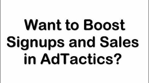 AdTactics: How To Promote Your Site