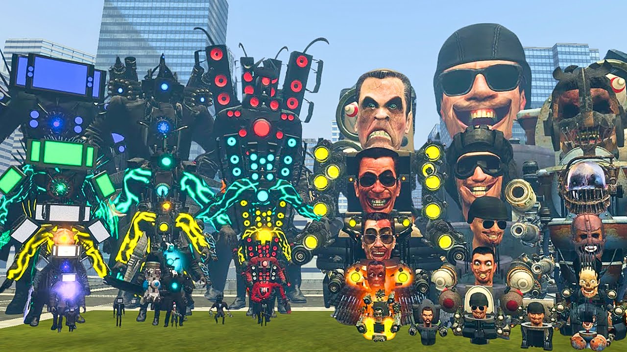 SKIBIDI TOILET ALL BOSSES vs TITAN CAMERAMAN, TV MAN & SPEAKERMAN | GARRY’S MOD