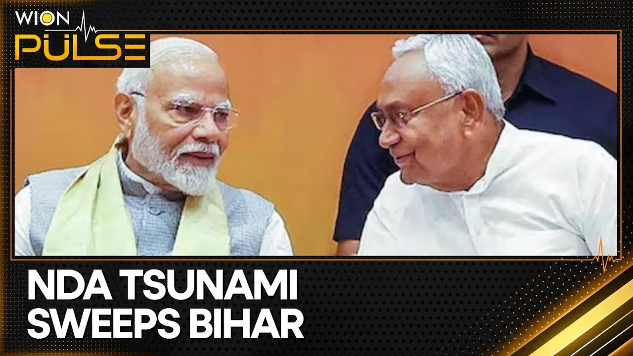 Bihar Elections: NDA Tsunami Sweeps Bihar, Grand Alliance Crumbles | PULSE | WION