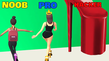 NOOB vs PRO vs HACKER in High Heels!