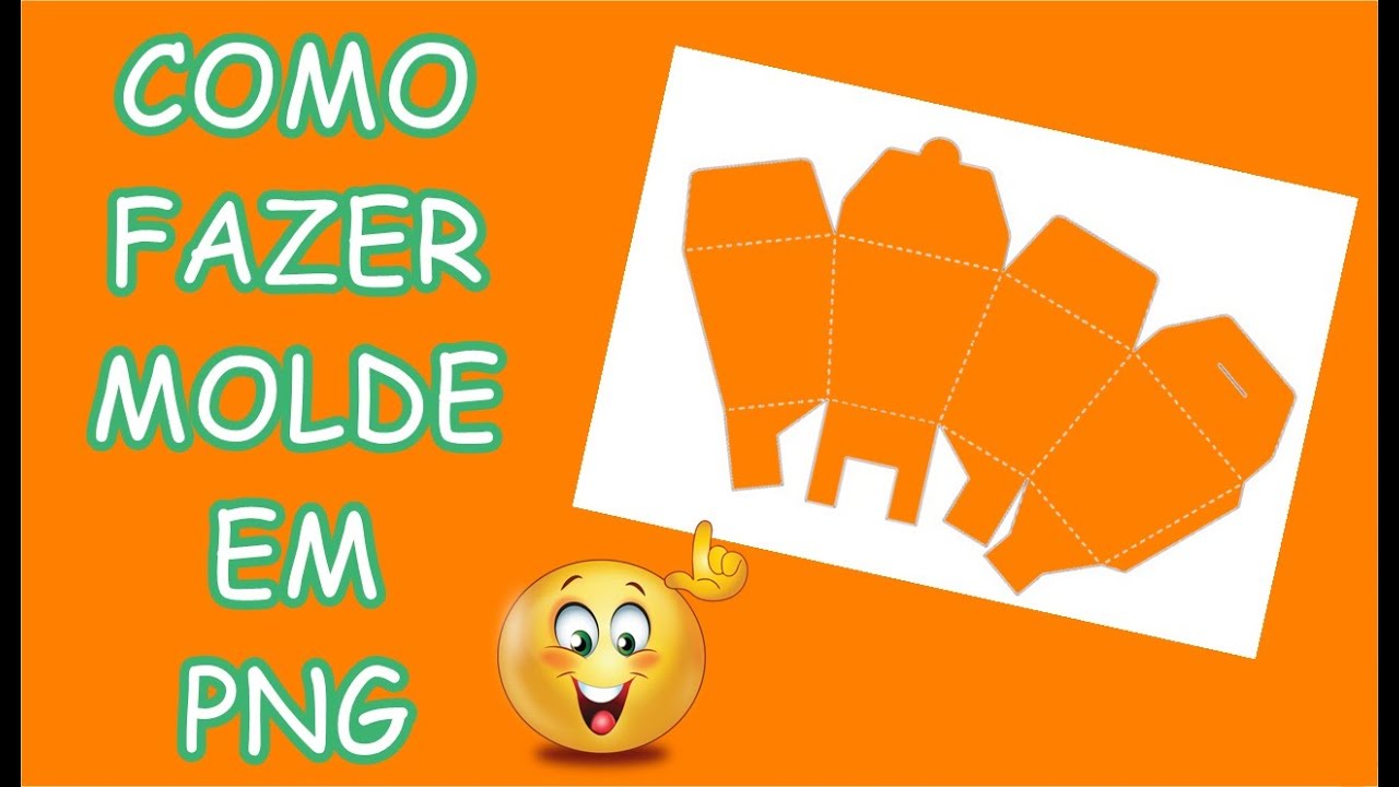 Como fazer molde em PNG